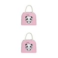 thumbnail image 4 of Transemion Stay Organized With Large Capacity For Home Or Office Large Capacity Design Lunch Bags For Women Bag light pink 1 2Set, 4 of 6