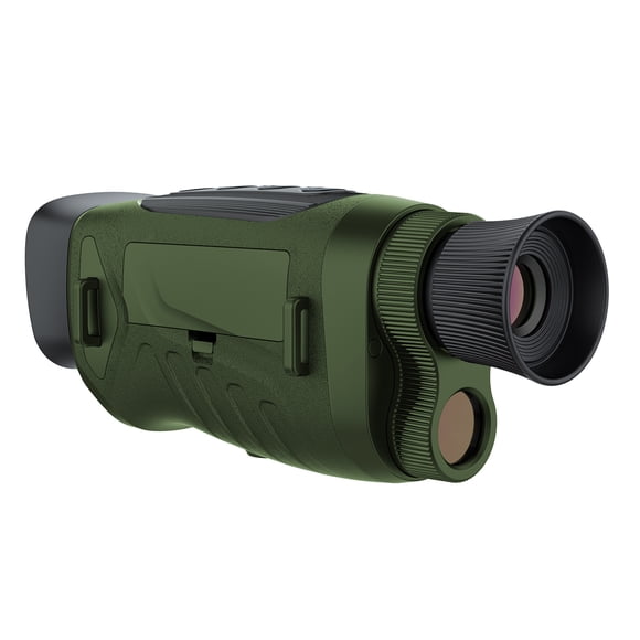 Upgraded Night Vision Monocular Digital Infrared Monocular Telescope for 100% Darkness with 8X Zoom 2000mAh Rechargeable Battery Tripod 32 GB SD Card & Card Reader, for Adult Hunting Camping