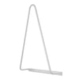 thumbnail image 2 of 1 Support de Rangement Triangulaire en Fer Forgé pour Magazines et Disques, pour Montage Mural, Blanc, 2 of 8