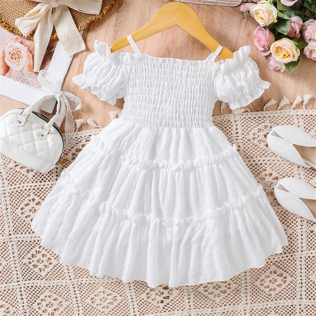 Robes d'Été Décontractées pour Filles, Robes de Princesse, Robe Trapèze, Robe d'Été pour Filles, Robe pour Ado 12-18 Mois