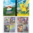 thumbnail image 2 of Trading Card Holder Card Album Binder, Protection Folder Book Collectible Card Album, 4-Pocket with 30-Pages 240-Trading Cards Capacity, Present for Children(CK8), 2 of 6