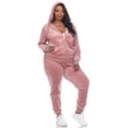 thumbnail image 4 of White Mark Ensemble de Survêtement en Velours pour Femmes, 2 Pcs, 4 of 6