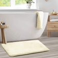 thumbnail image 2 of Clara Clark Bath Mat Bathroom Rug - Absorbent Memory Foam Bath Rugs - Non-Slip, Thick, Cozy Velvet Feel Microfiber Bathrug, Plush Shower, Toilet Floor Bathmats Carpet - White - Large Size 20?x32?, 2 of 8