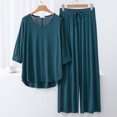 thumbnail image 1 of Weiqiqre Pyjamas pour Femmes Pyjamas Rafraîchissants Ensembles d'Été Assortis Manches Courtes Ensemble de Détente Femmes, 1 of 3