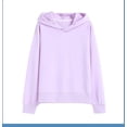 thumbnail image 1 of MeetoTime Girls Boys Cotton Oversized Hooded Sweatshirt Loose Solid Color Long Sleeve Pullover Top 2-12 Years, 1 of 6