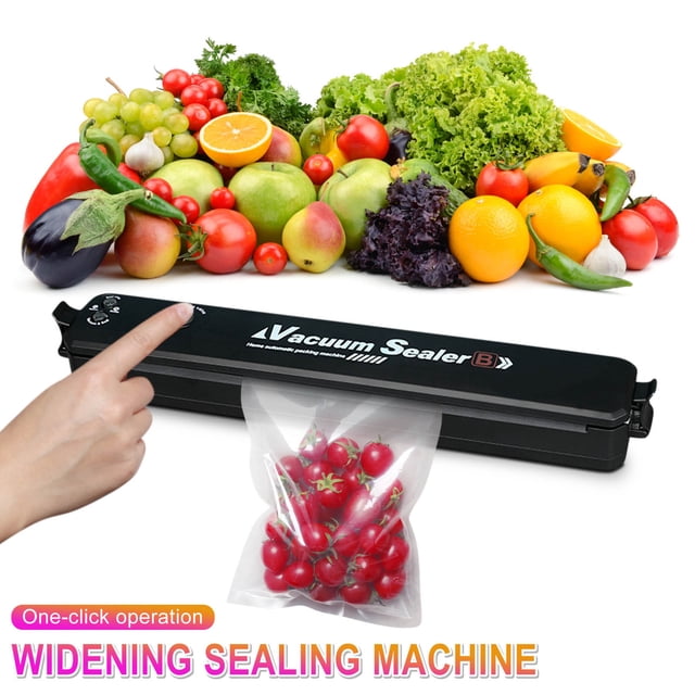 EGNMCR Vacuum Sealer Machine Black Style Gift Kitchen Vacuum Packer Machine Small Sealing Machine Sealer Machine