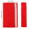 thumbnail image 2 of Unique Bargains 4 Pcs Plush Adult Car Protector Shoulder Pad Covers Universal, Red, 2 of 7
