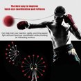 thumbnail image 2 of Boxing Equipment, Boxing Reflex Ball, Boxbollen Game Reflex Ball, Fight Ball, React Training Ball with Headband 4 Spare Strings Improve Hand Eye Coordination Punching Speed Fight, 2 of 5