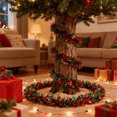 thumbnail image 2 of Guirlande de Guirlande Bicolore de Noël 200 cm x 9 cm – Bandes Décoratives Rouges pour Animaux de Compagnie pour la Décoration d'Arbres et de Tables à l'Intérieur et à l'Extérieur, 2 of 5