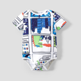 thumbnail image 3 of PatPat Family Matching Pajamas Sets Comic Dinosaurs Pajamas with Pockets, 3 of 6
