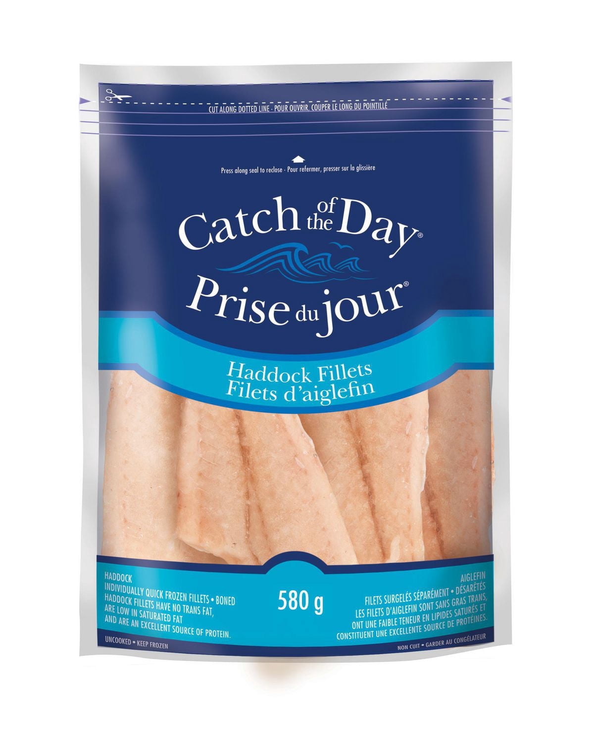 Catch  of the Day Haddock Fillets, 580 g