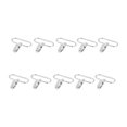 thumbnail image 3 of 10PCS Keychain Hook 360° Rotation Fine Workmanship Rotating Hook Clamp Keychain ClipSilver, 3 of 14