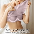 thumbnail image 1 of Ichuanyi Tank Top for Women, Summer Women's Camisole Tops with Built in Bra Neck Vest Padded Slim Fit Tank Tops, 1 of 5