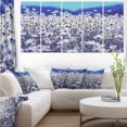 thumbnail image 1 of Amazing Light Blue Chamomile Blossom - Large Flower Canvas Art Print, 1 of 3