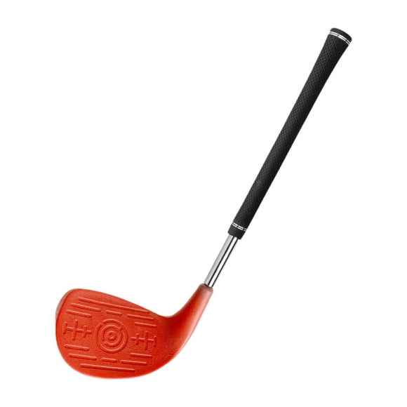 Siruishop Club de Golf Extérieur avec Tige Extensible, Déchiqueteuse de Golf pour Cour et Tête de Club Surdimensionnée pour Cours, Adultes, Gazon, Plage, Débutants, Rouge