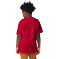 thumbnail image 2 of Hanes T-Shirt Garçon Beefy-T, TP, Rouge Profond, 2 of 4