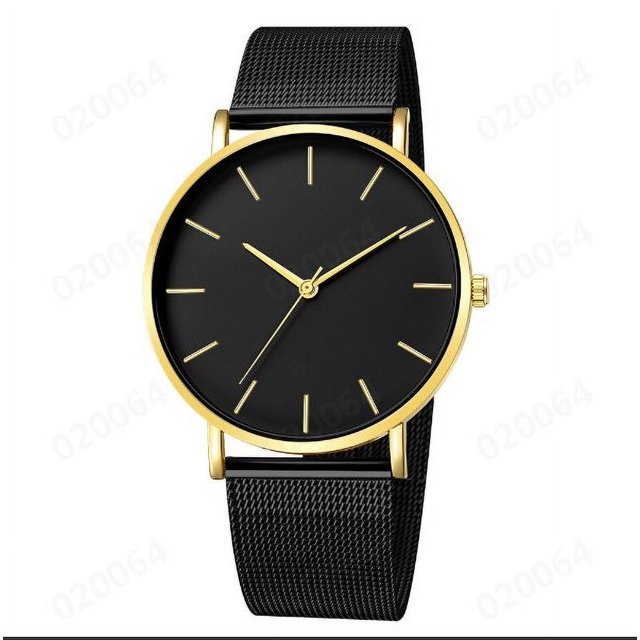 WIFKLSIIPG Montre-Bracelet Analogique en Acier Inoxydable Mode Hommes Sport Militaire Date Quartz