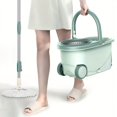 thumbnail image 2 of 1 Set, Household Spin Mop And Bucket Set With 2/4 Mop Cloth, Household Rotating, 2 of 5
