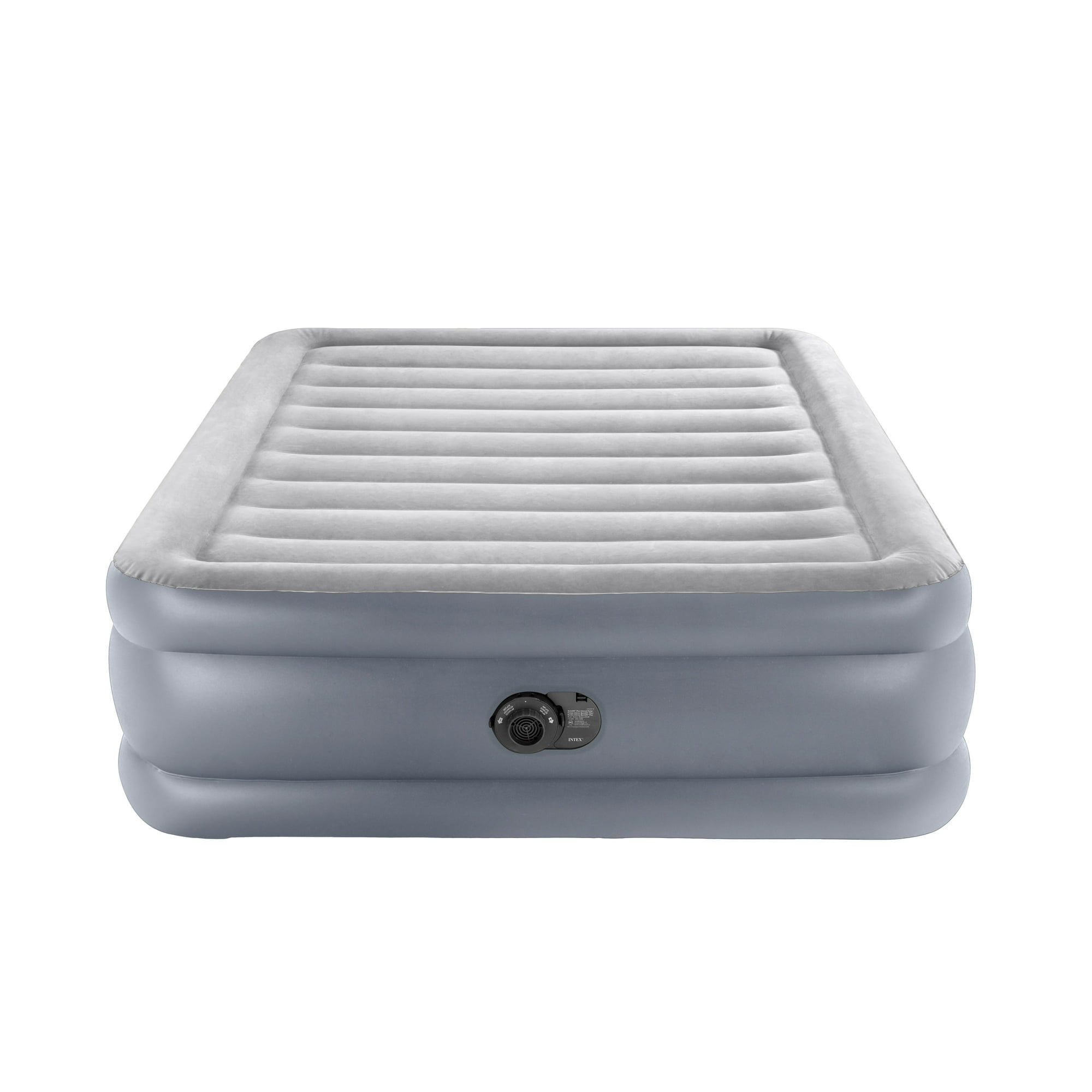 Intex 20" Queen Dura-Beam® Deluxe Raised Air Mattress with Built-in Pump