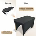 thumbnail image 4 of HLONK Drap de Table de Massage en Microfibre Douce pour Lit Facial Rose, 4 of 11