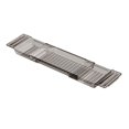 thumbnail image 4 of Lipstore Bathtub Tray Basket Extendable Simple Drain Bath Shelf for Candle Book Towel Gray, 4 of 8