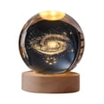 thumbnail image 1 of GROWTH TANK 3D Crystal Ball Night Lamp Bedside Lamp Astronomy Night Lamp with Base LED Light, 1 of 9