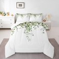 thumbnail image 2 of Erosebridal Cartoon Leaf Comforter Sets Queen Size, Rustic Botanical Comforters & Duvets, Eucalyptus Leaves Decor, Reversible, 2 of 8