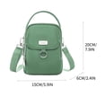 thumbnail image 2 of EGNMCR Organisateurs et Rangement de Garde-Robe, Sac Bandoulière Imperméable pour Femmes, Sac pour Téléphone Mobile à Compartiments Multiples Sac Messager pour Femmes Sac Décontracté en Toile Oxford Sac pour Femmes Épaule Bandoulière Rangement, 2 of 2