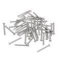 thumbnail image 1 of Unique Bargains M1.4x0.3x12mm Lot de 50 Vis Plates Rondes en Métal pour Machine à Entraînement Phillips, 1 of 5