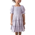 thumbnail image 2 of Fortune Mommy and Me Dresses Matching Set Summer Boho Dress Square Neck Ruffle Sleeves Floral Dress, 2 of 9