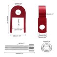 thumbnail image 3 of Unique Bargains 2 Pair 3cm Shock Absorber Height Extender Universal for Motorcycle Suspension Red, 3 of 6