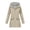 Khaki, variant on HongQid Rain Jackets for Women Waterproof Rain Coats with Hood Lightweight Windbreaker Outdoor Womens Raincoats