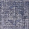 thumbnail image 1 of Ahgly Company Tapis d'Intérieur Lavables à la Machine, Carrés Industriels Modernes de Raisin Violet, 3' Carré, 1 of 7