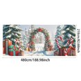 thumbnail image 2 of SIfdSeng Get it Fast Large Garage Door Banner Outdoor for Holiday Season Front Porch Yard Festive Party Welcome Sign, 2 of 5