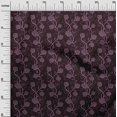 thumbnail image 3 of oneOone Rayon Purple Fabric Floral Craft Projects Decor Fabric Printed By The Yard 56 Inch Wide, 3 of 5