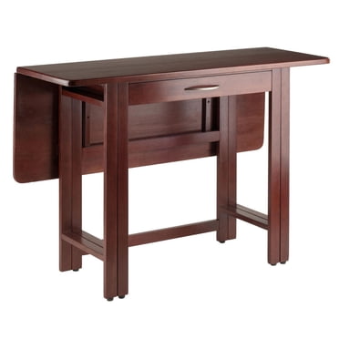 Winsome Taylor Drop Leaf Table, Walnut finish