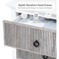 thumbnail image 4 of Eastvita Commode de Chambre Moderne à 6 Tiroirs à Cannelures - Armoire de Rangement Multifonctionnelle Anti-Basculement de 47 Pouces de Large avec Poignées Rondes/idéal pour les Couloirs/entrées, 4 of 7