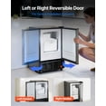 thumbnail image 4 of VEVOR 15" W Under Counter Ice Maker, 15 LBS/Day Crescent Ice Maker Built-in with 11LBS Storage Bin & Reversible Door, Freestanding Ice-Making Machine - No Drain Required, 4 of 9