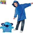 thumbnail image 3 of As Seen On TV Huggle Pets Chiot Douillet Bleu Peluche 2-en-1 Animal en Peluche et Chandail à Capuchon pour Enfants avec Fermeture Éclair – Taille Unique, 3 of 6