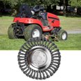 thumbnail image 3 of Sonew Tondeuse Coupe-Herbe, Roue de Désherbage 8 Po Tondeuse Antirouille Coupe-Herbe Accessoires de Machine à Herbe pour Jardin, Roue de Désherbage 8 Po, 3 of 11