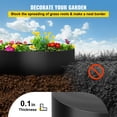 thumbnail image 3 of VEVOR Landscape Edging, 10 inch Depth 40 ft Total Length, Recycled HDPE Coiled Terrace Board, Flexible Bender Border Garden, Against Invading Weeds, Black, 3 of 9