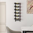 thumbnail image 4 of Gymax 6 Bottles Wall Mounted Wine Rack Metal Wine Display Holder Organizer, 4 of 10
