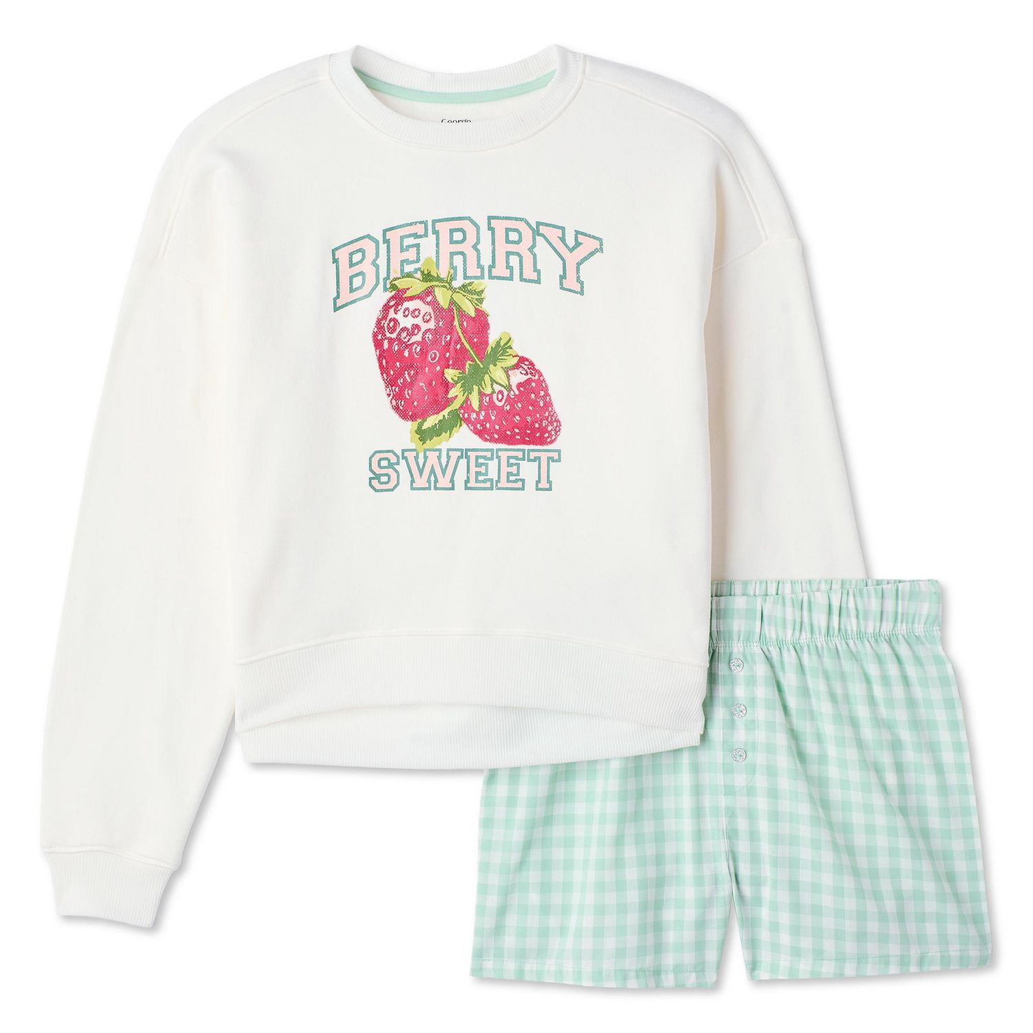 George Girls' Two Piece Short Pajama Set