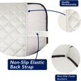thumbnail image 3 of 2024 Reversible Quilted Sofa Cover  Water Resistant Slipcover Furniture Protector  Washable Couch Cover with Non Slip Foam and Elastic Straps for Kids  Dogs  Pets (Small  Pink/Beige), 3 of 7