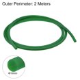 thumbnail image 2 of Unique Bargains Polyurethane Round Belts 10mm Dia 6.56ft(2 Meters) Length Rough Surface PU Urethane Belt for Drive Transmission, Green, 2 of 4