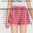 thumbnail image 3 of Zpanxa Girls Cotton Shorts Solid Color Lightweight Drawstring Elastic Waistband Loose Fit Summer Shorts 4 Years, 3 of 4