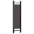 thumbnail image 3 of vidaXL 4-Panel Room Divider Anthracite 160x180 cm, 3 of 4