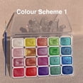 thumbnail image 1 of 20 Color Pearl Solid Watercolor Paint Set with High Transparency Pigments for Artists and Beginners, 1 of 3
