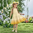thumbnail image 2 of Tranfacy Robes d'Été pour Ados, Robe d'Été pour Filles, Robe d'Été Boho pour Fille 4-14 Ans à Dégradé de Couleurs, Décontractée, Sans Manches, à Étages, Style Nuisette, 2 of 7