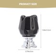 thumbnail image 3 of 6Pcs Crystal Rose Drawer Knobs Crystal Flower Dresser Knobs Cabinet Handles, 3 of 8